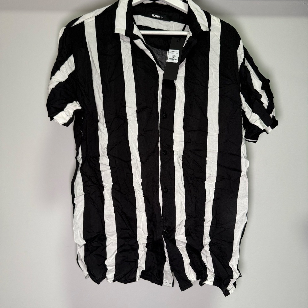 NovaMen Short Sleeve Woven Shirt